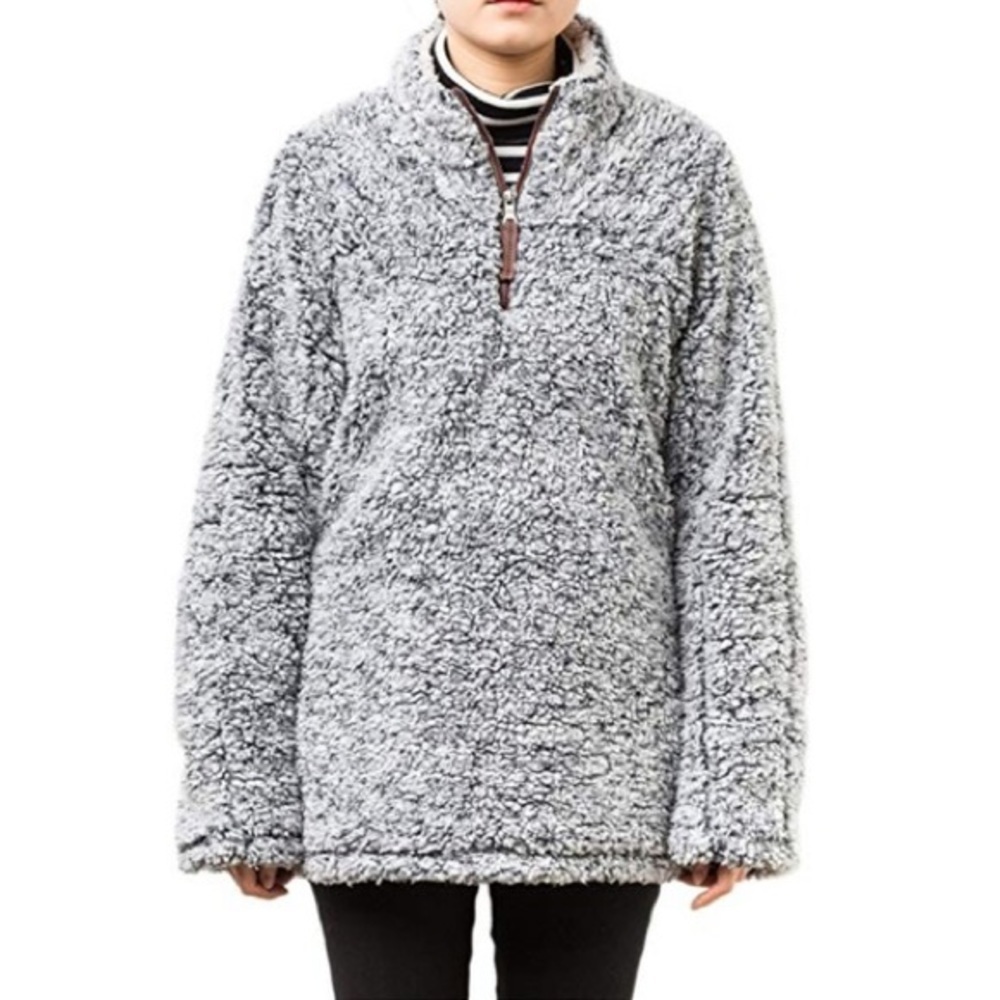 Paaza sherpa womens pull over jacket, Size S